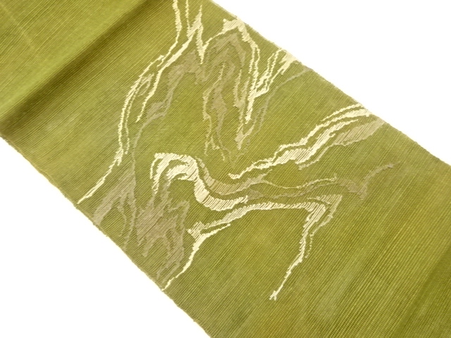 JAPANESE NAGOYA OBI なtWOVEN ABSTRACT WAVY STRIPE